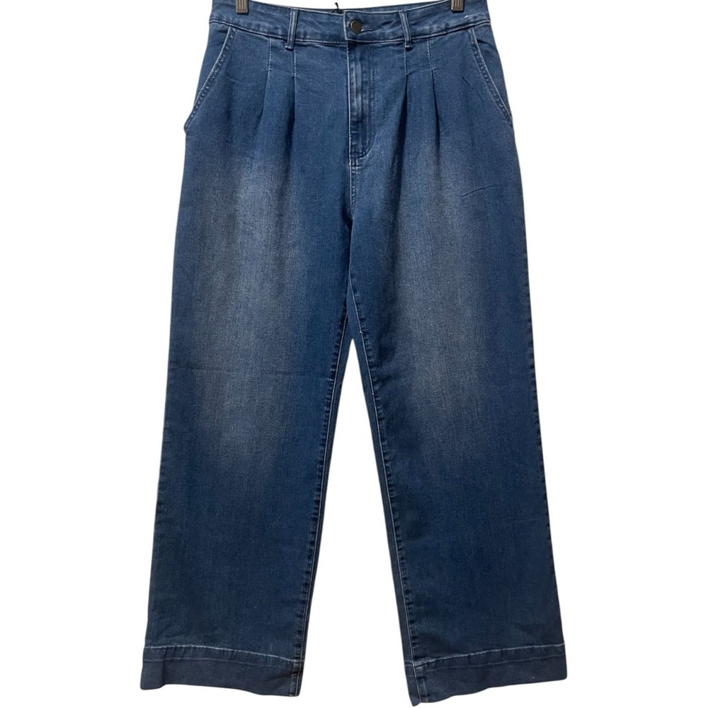 NWT Bagatelle Collection Wide Leg‎ Tailored High Rise Denim Blue Jeans 29